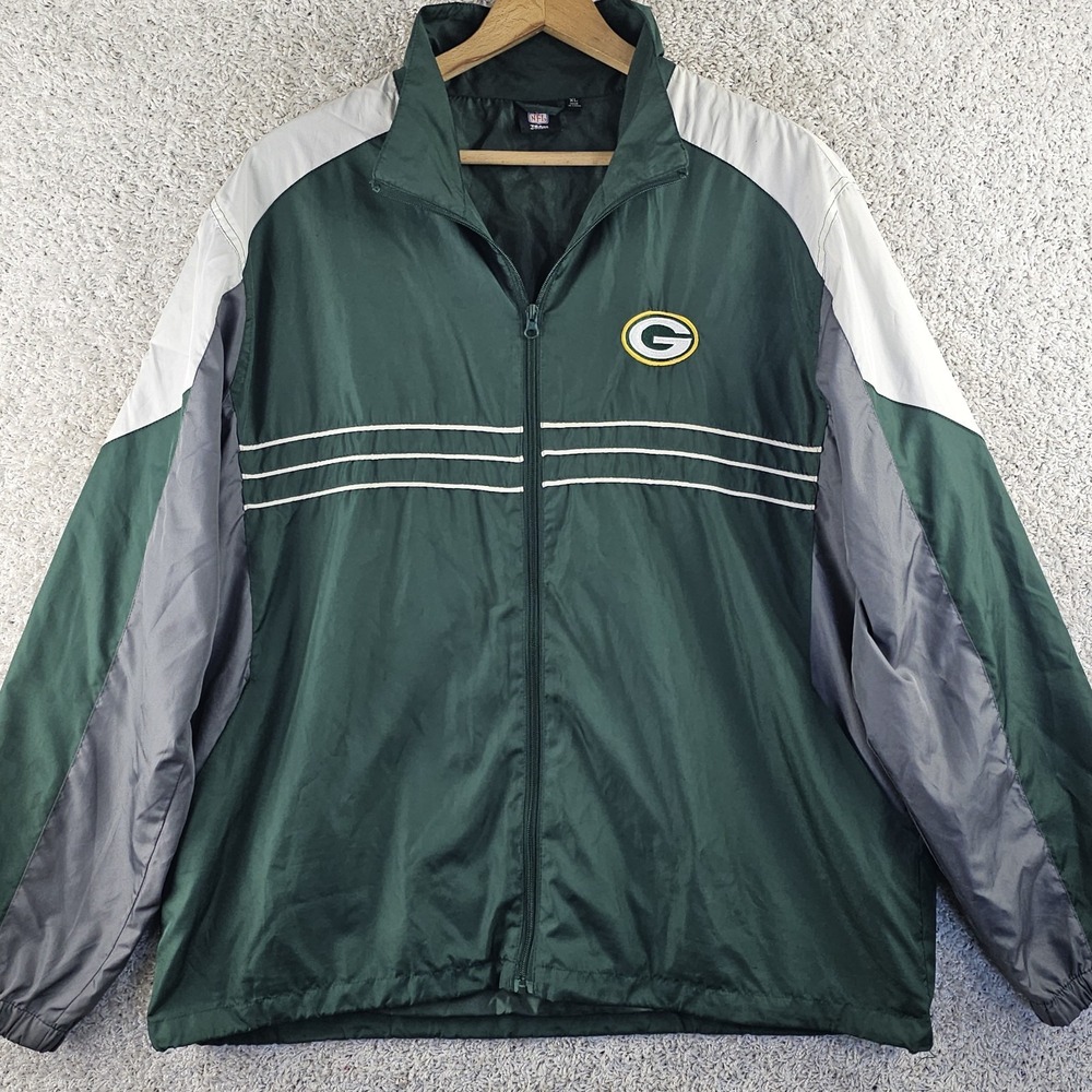 Vintage Reebok Sports Illustrated Green Bay Packers Windbreaker Jacket Sz XL